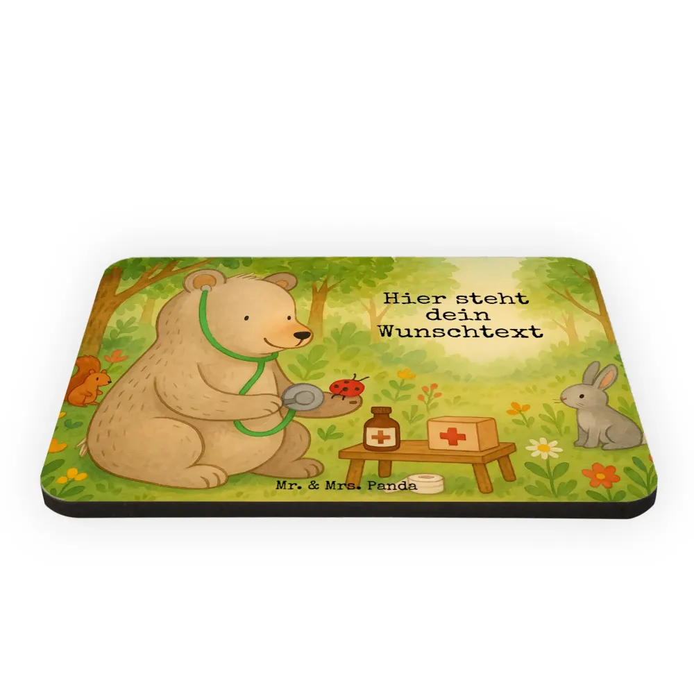 Personalizowany Magnes niedźwiedź lekarz Design
