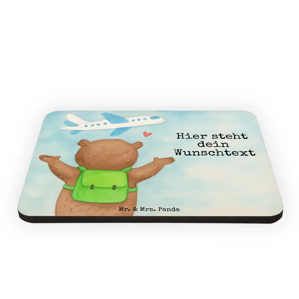 Personalizowany Magnes niedźwiedź samolot Design