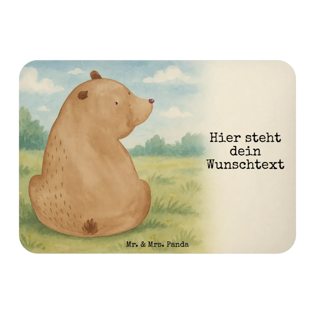 Personalizowany Magnes niedźwiedź spojrzenie przez ramię Design