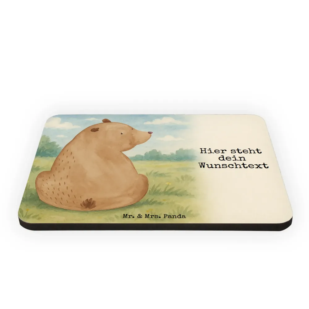 Personalizowany Magnes niedźwiedź spojrzenie przez ramię Design