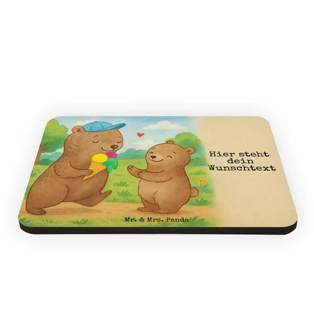 Personalizowany Magnes niedźwiedzie tata Design