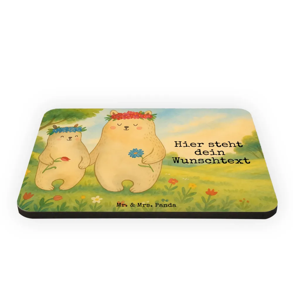 Personalizowany Magnes Niedźwiedzie z wianuszkiem Design