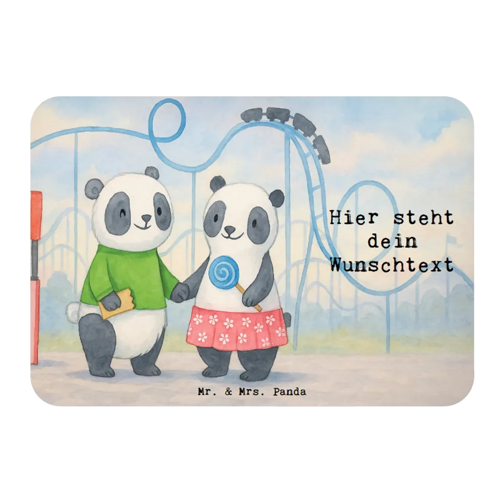 Personalizowany Magnes Pandy odwiedzić park rozrywki Design