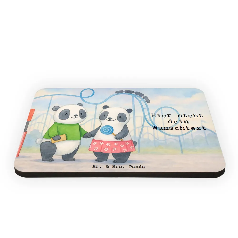 Personalizowany Magnes Pandy odwiedzić park rozrywki Design
