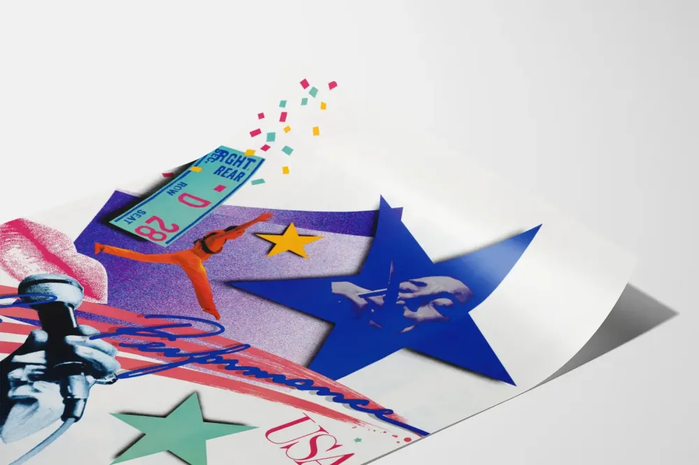 Plakat Art Performance USA - Nowoczesna i dynamiczna dekoracja ścienna
