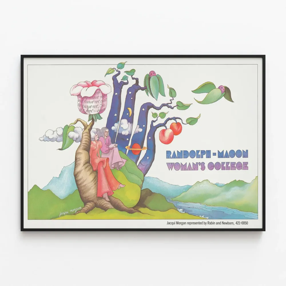 Plakat artystyczny Randolph-Macon Woman's College autorstwa Jacqui Morgan