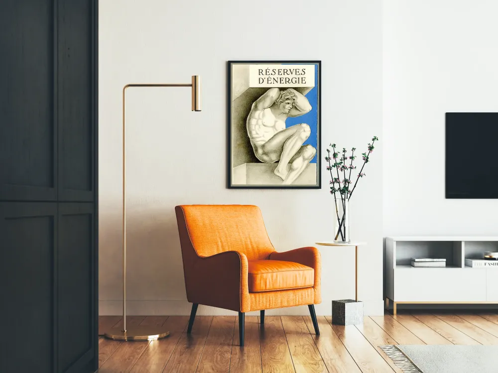 Plakat artystyczny Rezerwy energii - Rzeźbiowana dekoracja ścienna