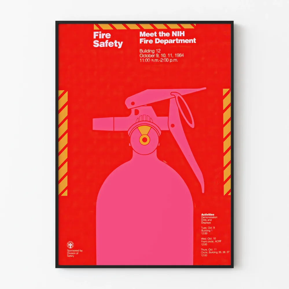 Plakat Bezpieczeństwo Pożarowe - Fire Safety Poster
