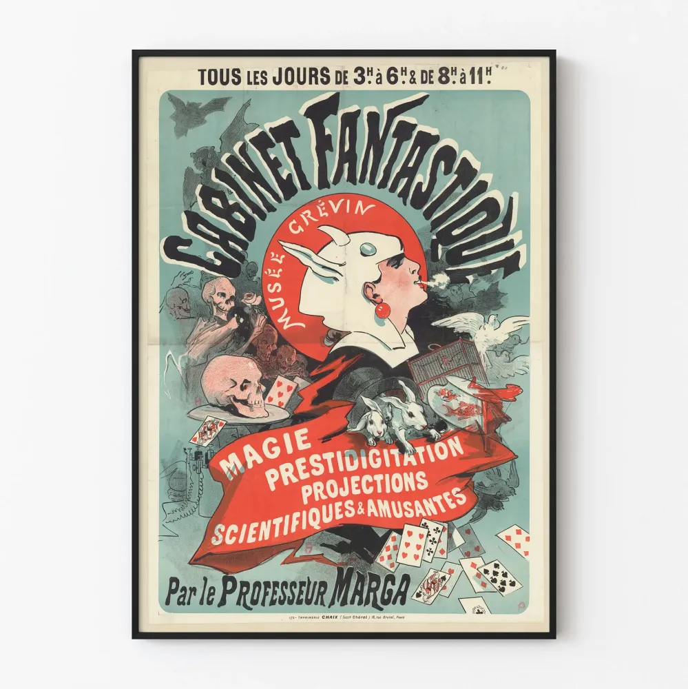Plakat Cabinet Fantastique Muzeum Grévin