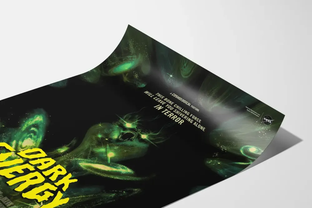 Plakat Ciemna Energia - Dekoracja Ścienna Astronomia NASA