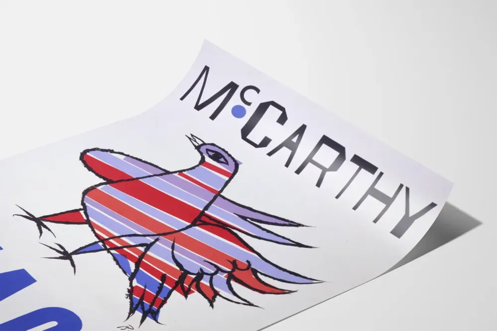 Plakat ścienny McCarthy Peace z gołębiem w paski