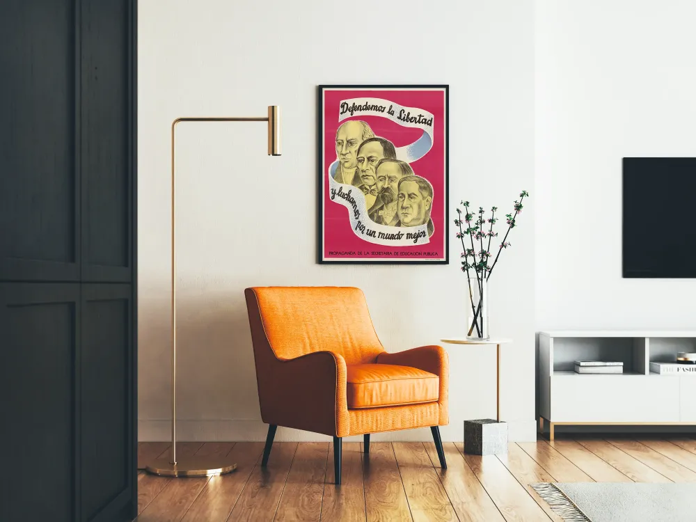 Plakat ścienny Obrona Wolności i Zaangażowanie na rzecz Lepszego Świata