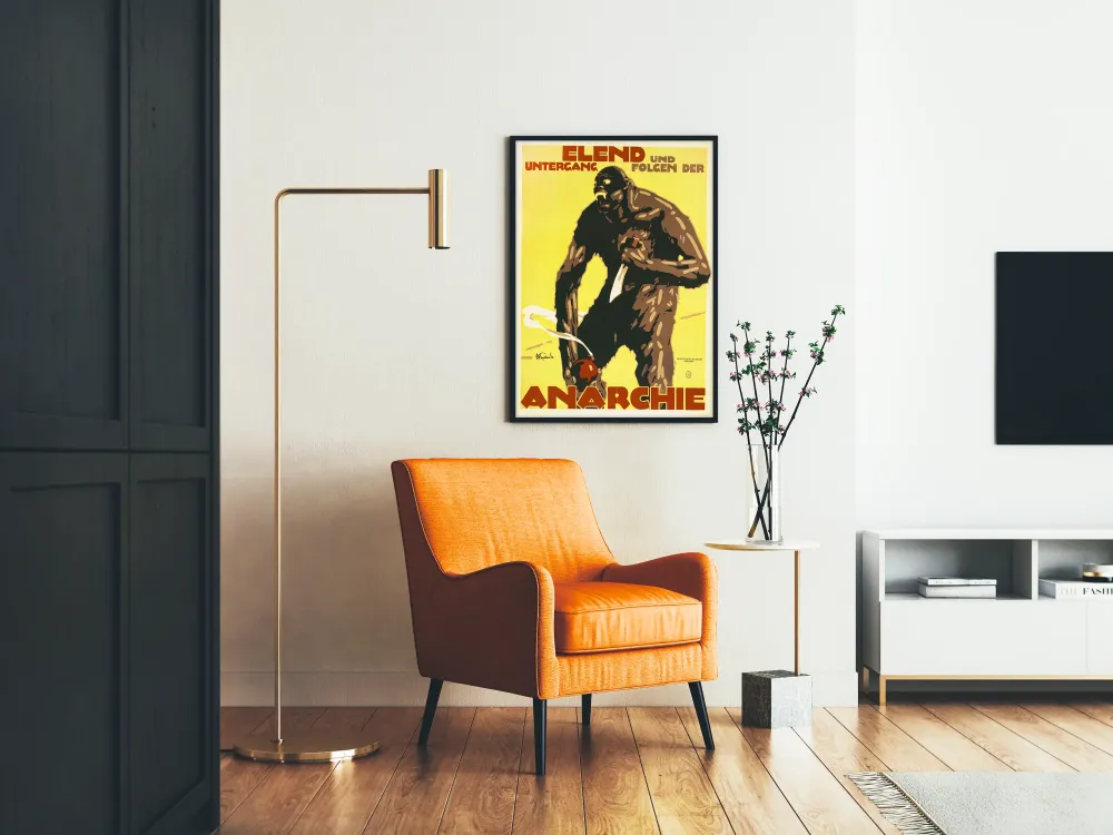 Plakat ścienny vintage Elend und Untergang - Upadek anarchii