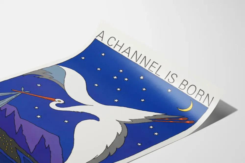Plakat dekoracyjny Channel Is Born - KLOX3 Santa Barbara