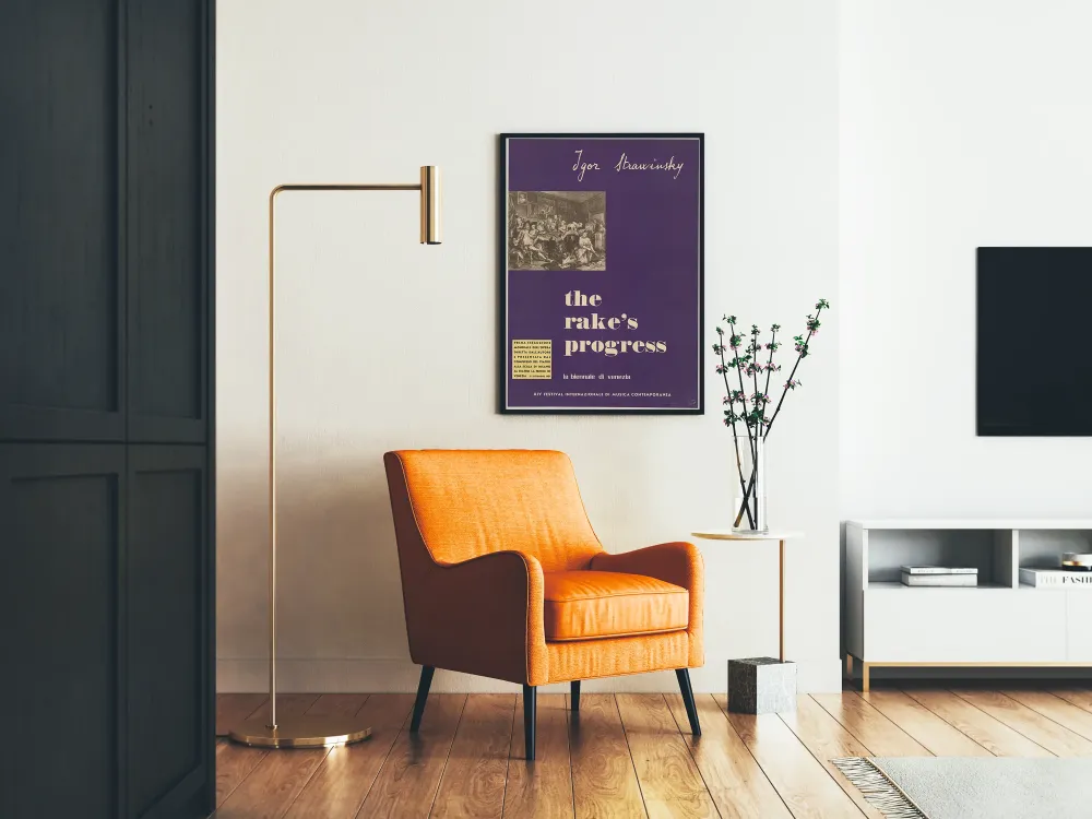 Plakat dekoracyjny na ścianę Igor Strawiński Postęp Raka