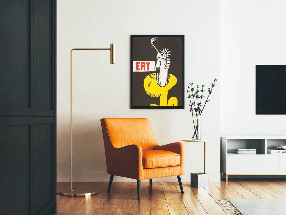 Plakat dekoracyjny Eat autorstwa T. Ungerer - Poster sztuki współczesnej