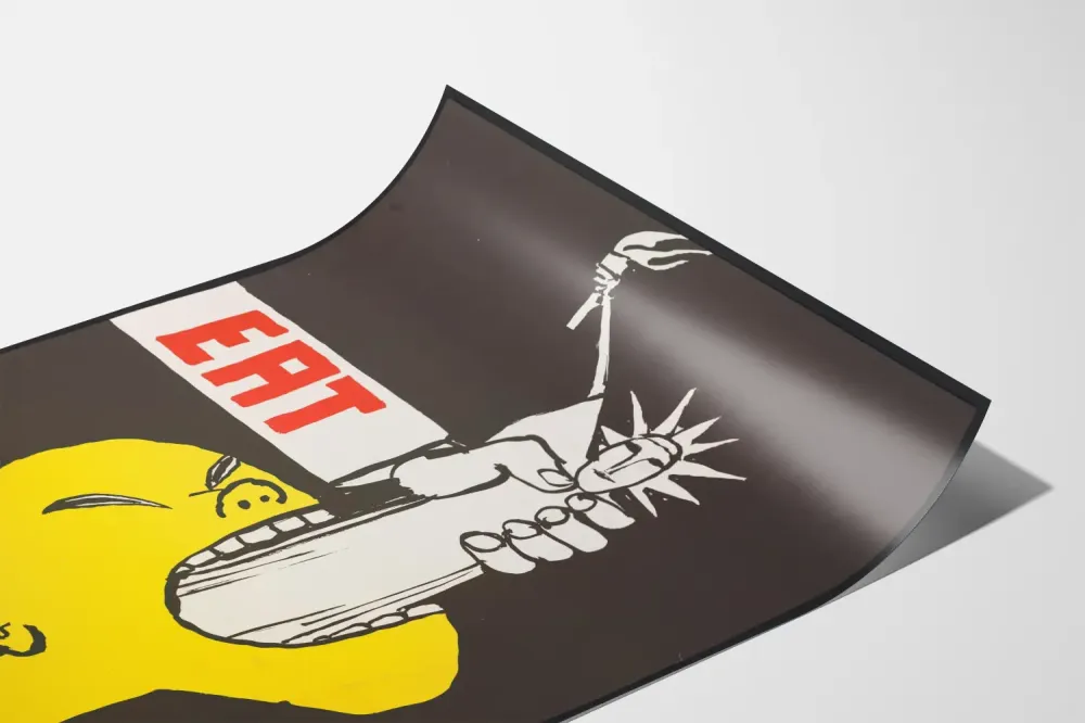 Plakat dekoracyjny Eat autorstwa T. Ungerer - Poster sztuki współczesnej