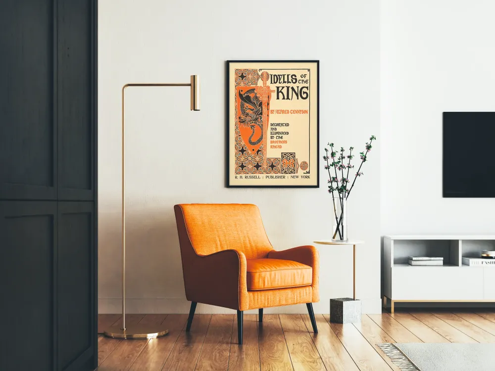 Plakat dekoracyjny Idylls King autorstwa Alfreda Tennysona