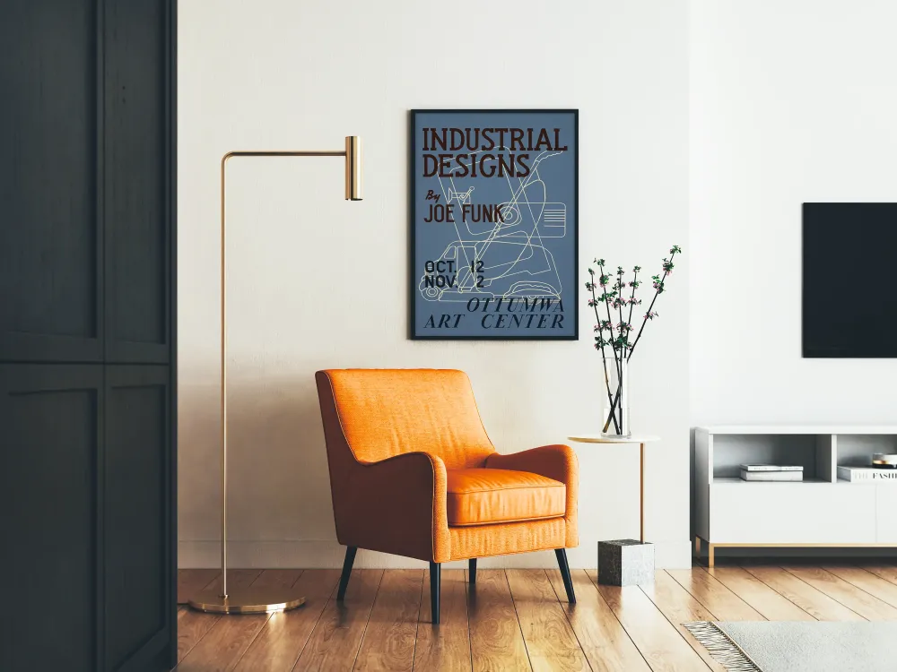 Plakat dekoracyjny Industrial Designs autorstwa Joe Funk