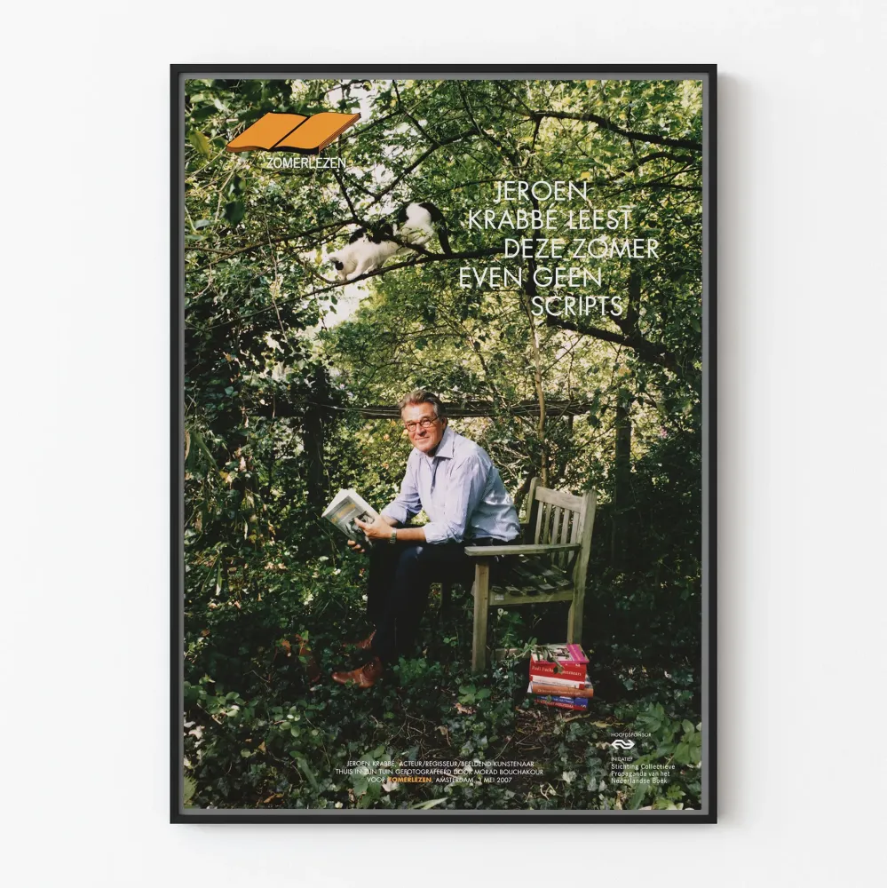 Plakat dekoracyjny Jeroen Krabbe Letnie czytanie