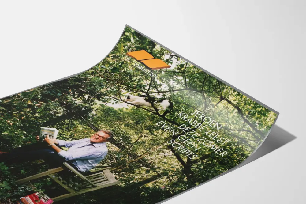 Plakat dekoracyjny Jeroen Krabbe Letnie czytanie