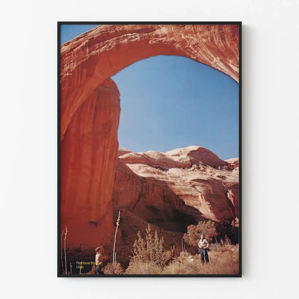 Plakat dekoracyjny Łuk z kamienia Rainbow Bridge Utah