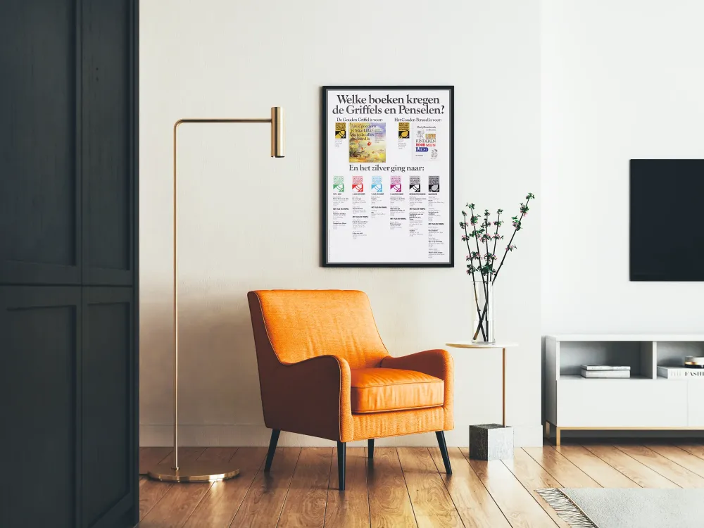 Plakat dekoracyjny Literatura młodzieżowa - Nagroda Griffels i Pinceaux 1991
