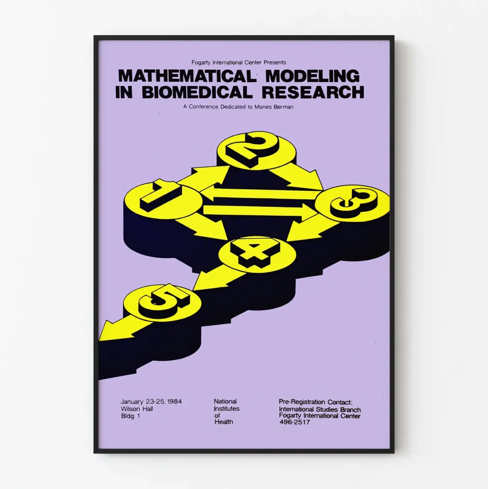 Plakat dekoracyjny Modelowanie matematyczne w badaniach biomedycznych