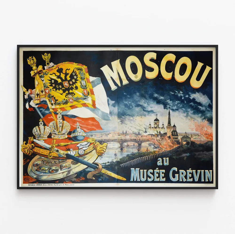 Plakat dekoracyjny Muzeum Grévin w Moskwie