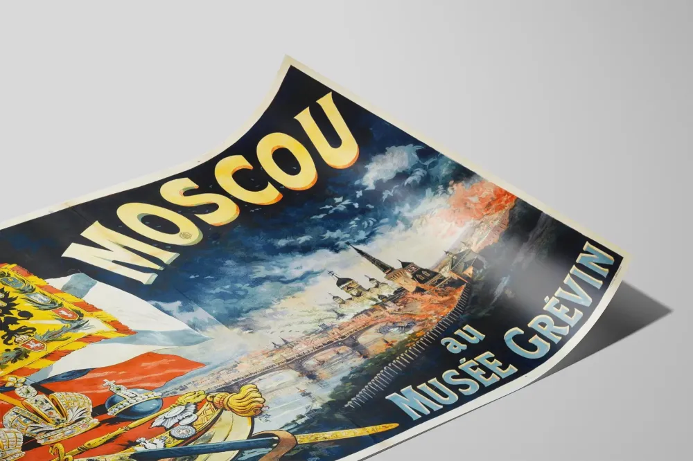 Plakat dekoracyjny Muzeum Grévin w Moskwie