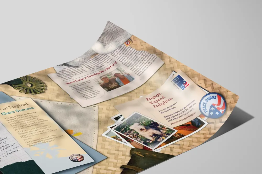 Plakat dekoracyjny Peace Corps - Inspiracja i zaangażowanie