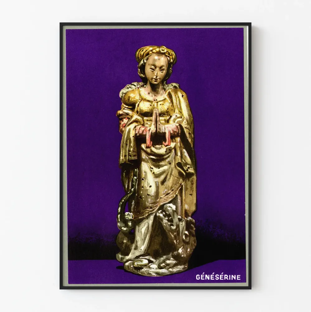 Plakat dekoracyjny Statua Génésérine