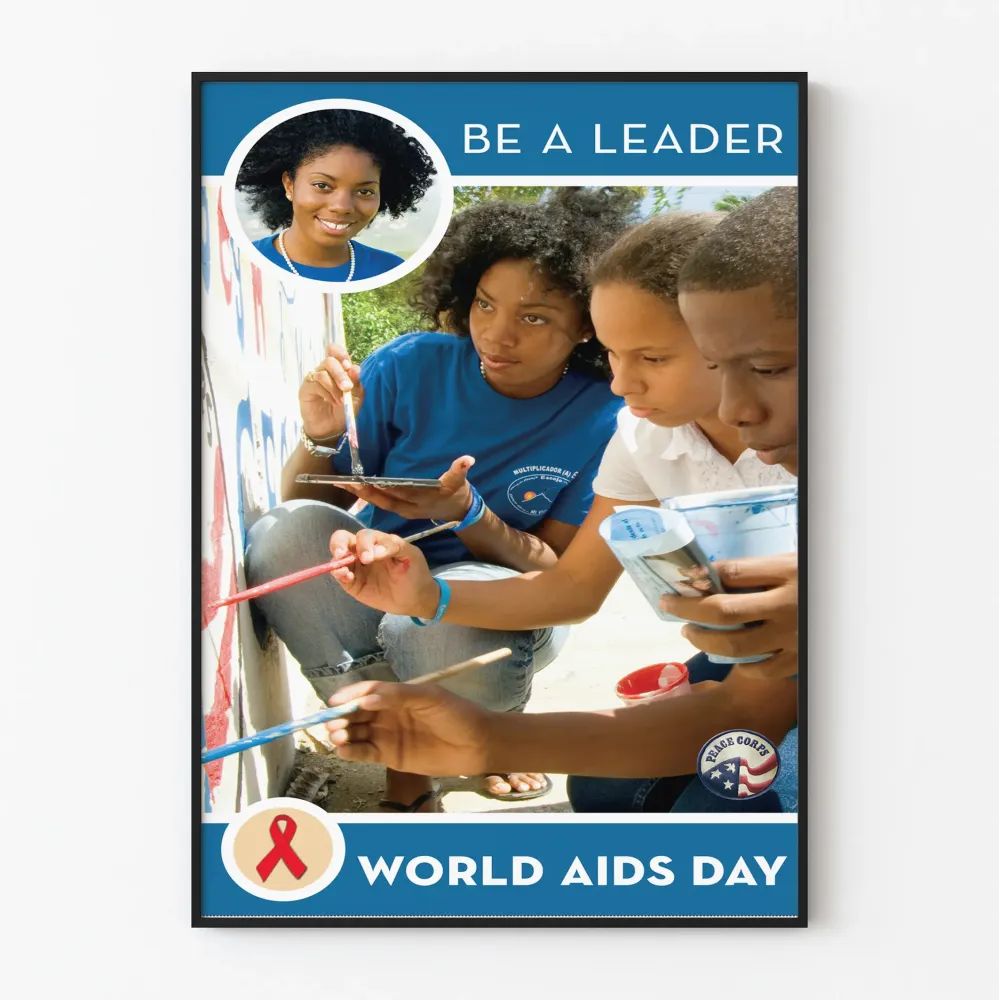 Plakat edukacyjny Międzynarodowy Dzień Walki z AIDS 2007