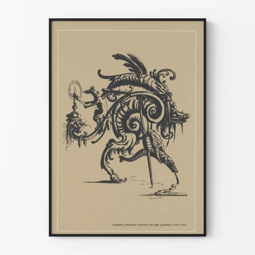 Plakat Fantastyczny Ornament Christoph Jamnitzer