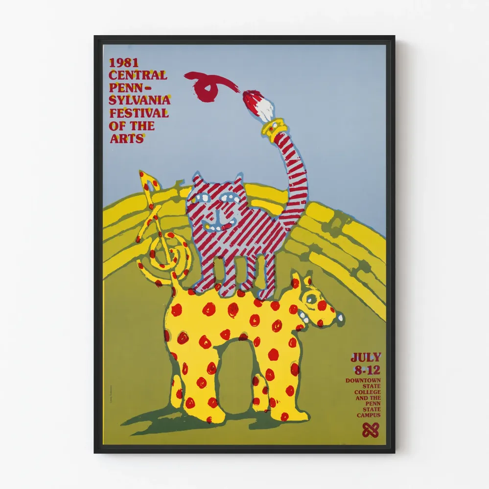 Plakat Festiwal Sztuk Central Pennsylvania 1981