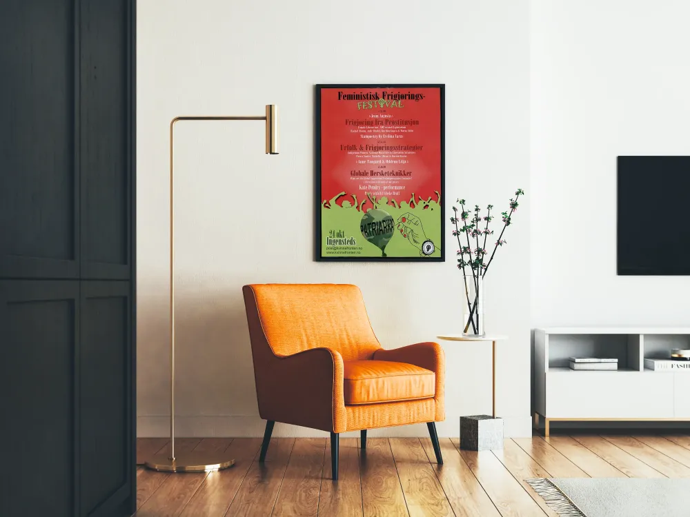 Plakat Festiwal Wyzwolenia Kobiet przeciwko Patriarchatowi