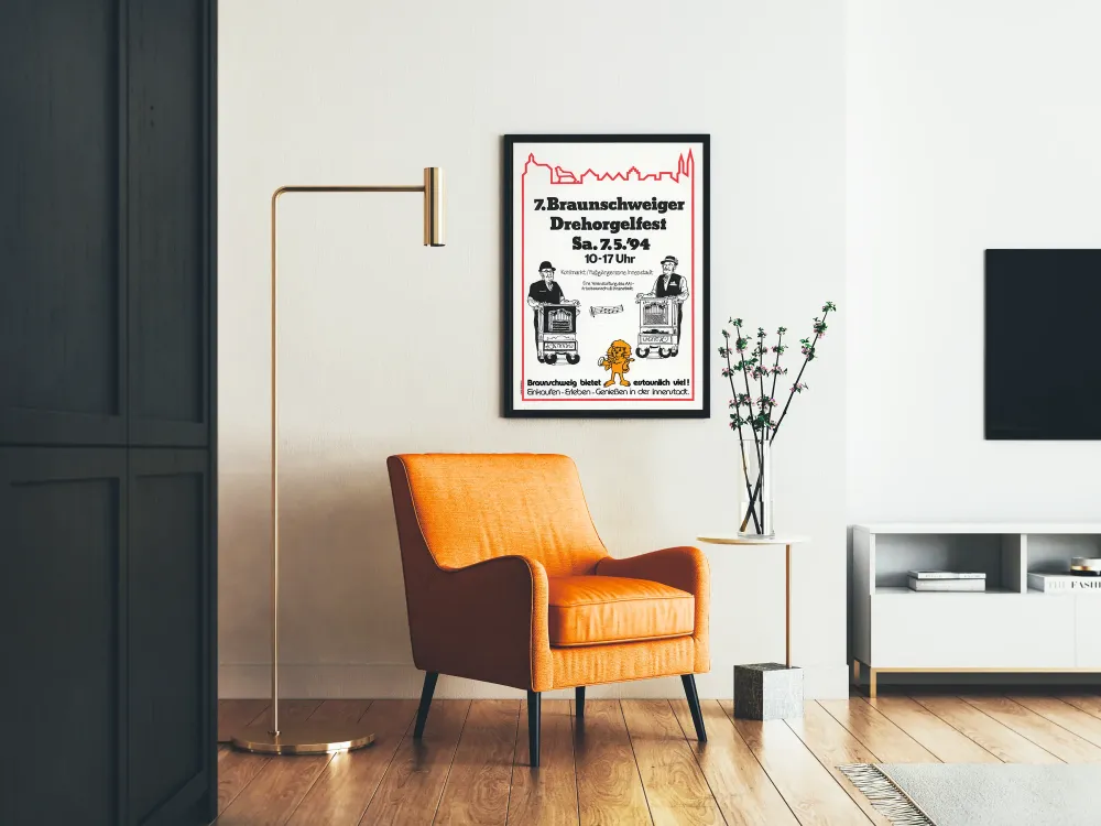 Plakat 7. Festiwalu Organów Wiatrowych w Braunschweig 1994