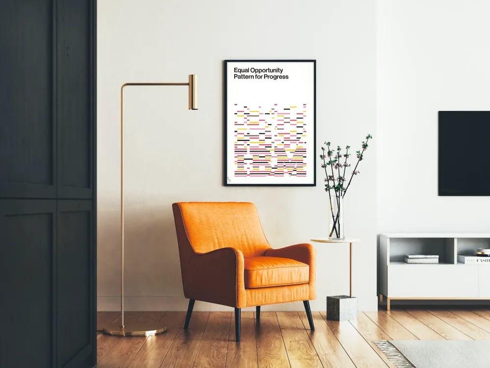 Plakat IBM Wzór Równości Szans dla Postępu