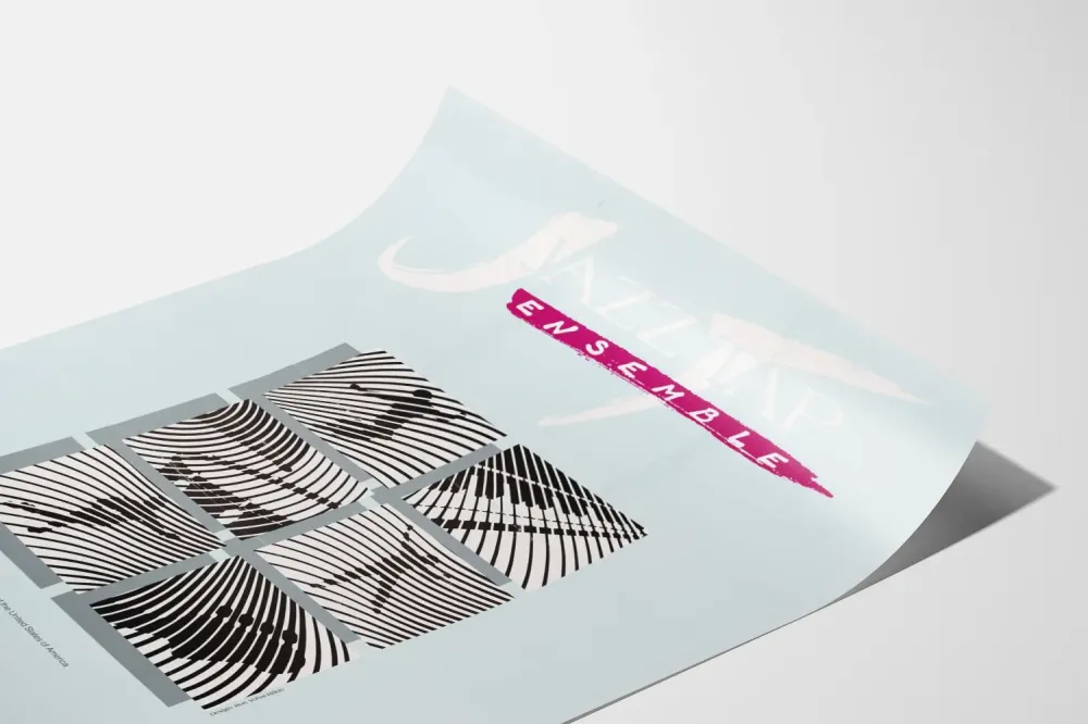 Plakat Jazz Tap Ensemble – Nowoczesna dekoracja ścienna artystyczna