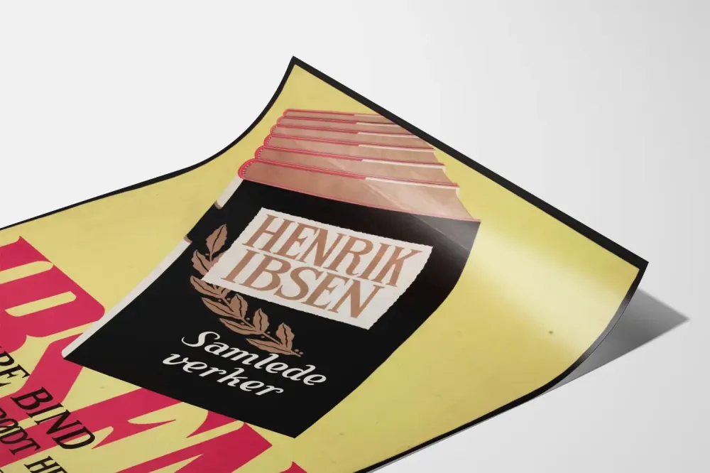 Plakat Kolekcja Vintage Książki Henrik Ibsen