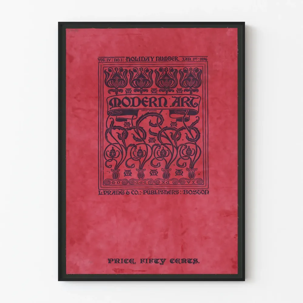 Plakat z kolekcji Vintage Modern Art na wakacje, numer