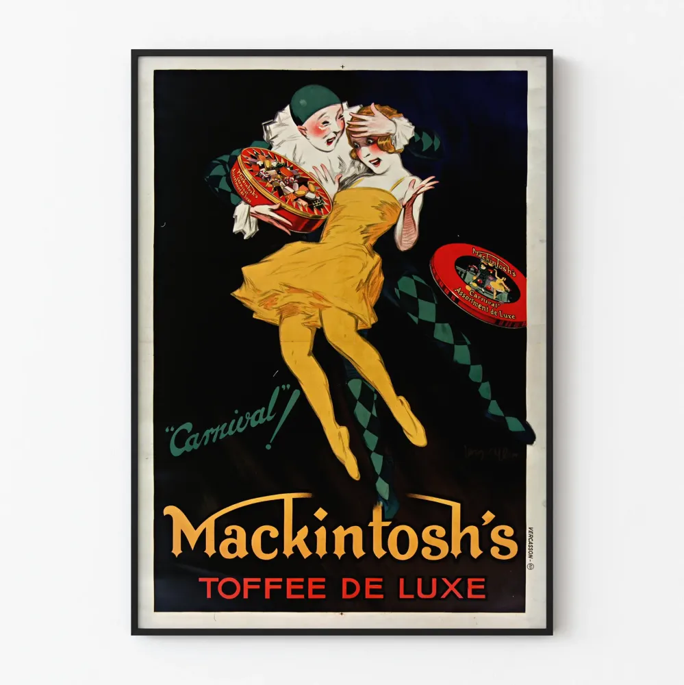 Plakat luksusowy Mackintosh's Toffee de Luxe