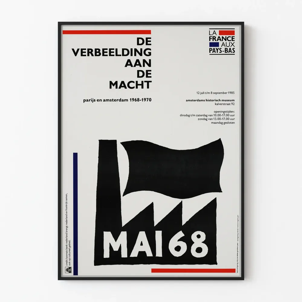 Plakat Maj 68 - Wyobraźnia u władzy