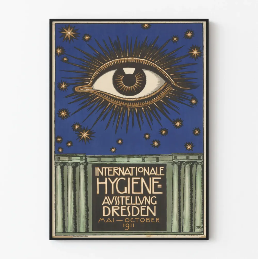 Plakat Międzynarodowa Wystawa Higieny w Dreźnie 1911