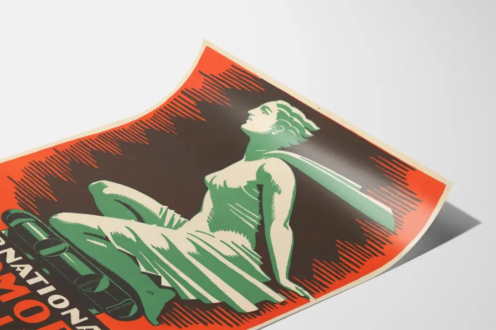 Plakat Międzynarodowa Wystawa Samochodowa 1926