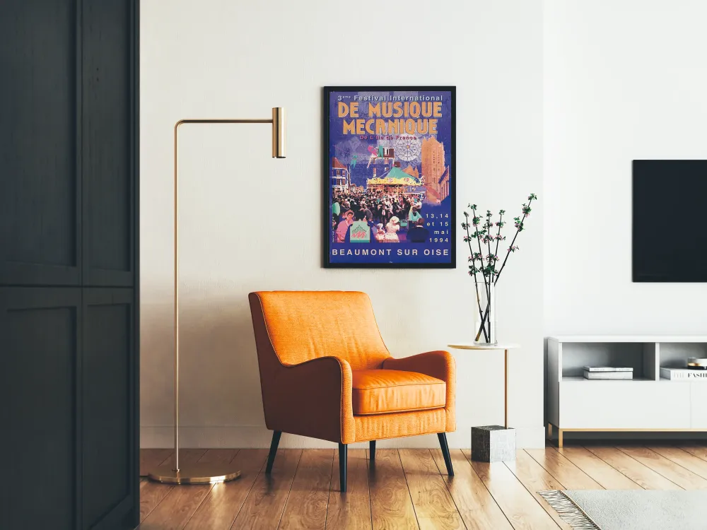 Plakat Międzynarodowego Festiwalu Muzyki Mechanicznej 1994 - Beaumont-sur-Oise