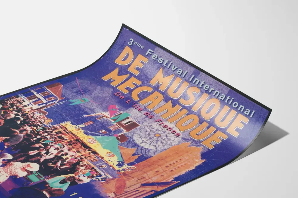 Plakat Międzynarodowego Festiwalu Muzyki Mechanicznej 1994 - Beaumont-sur-Oise