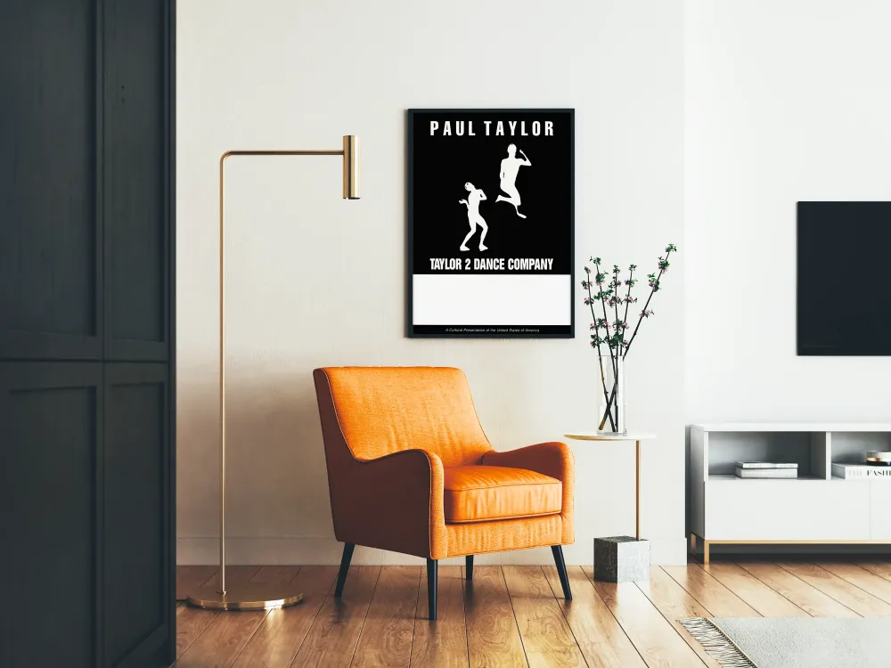 Plakat minimalistyczny Paul Taylor Taylor 2 Dance Company