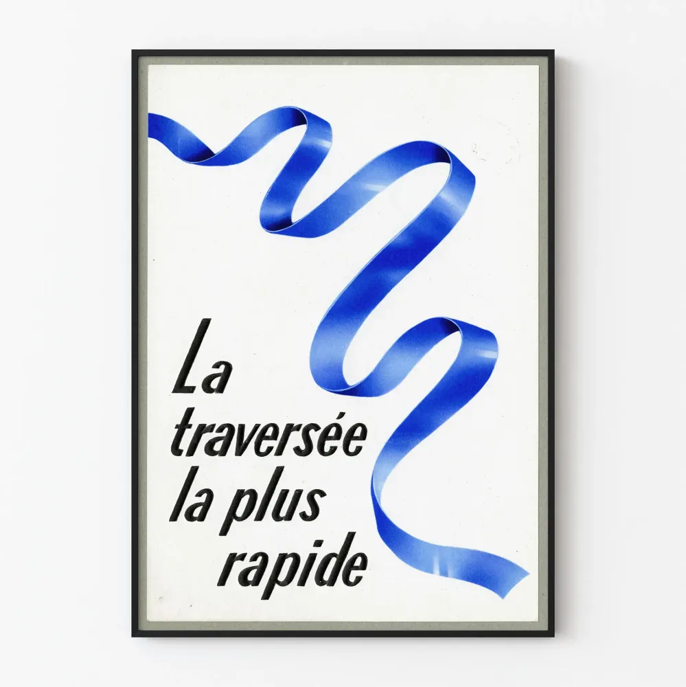 Plakat Najszybszy Przejazd - Minimalistyczna Dekoracja Ścienna