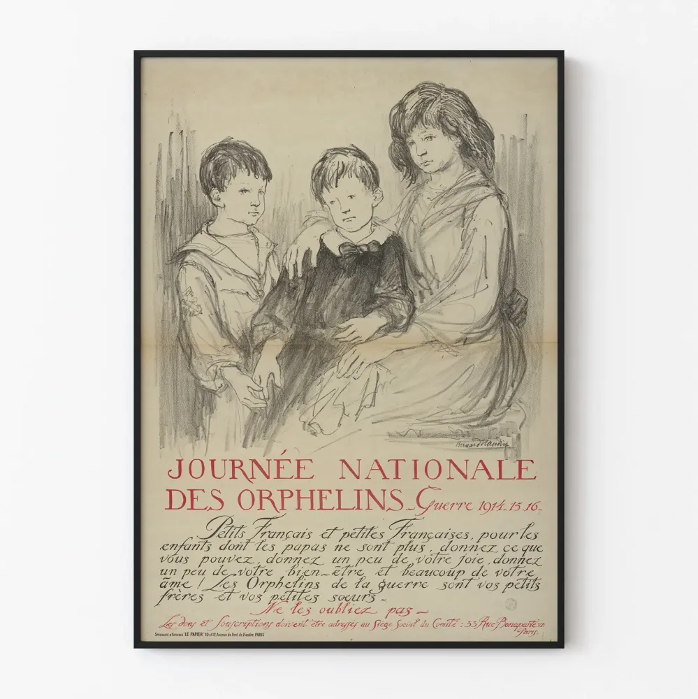 Plakat Narodowego Dnia Sierot Wojennych 1914-16